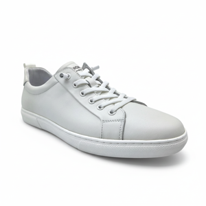 Sneakers Slip-On Artigianali Personalizzate da Uomo, Tomaia in Pelle Bianca, Scarpe Casual Slow Walk 2025 di Tendenza - Product Image 2