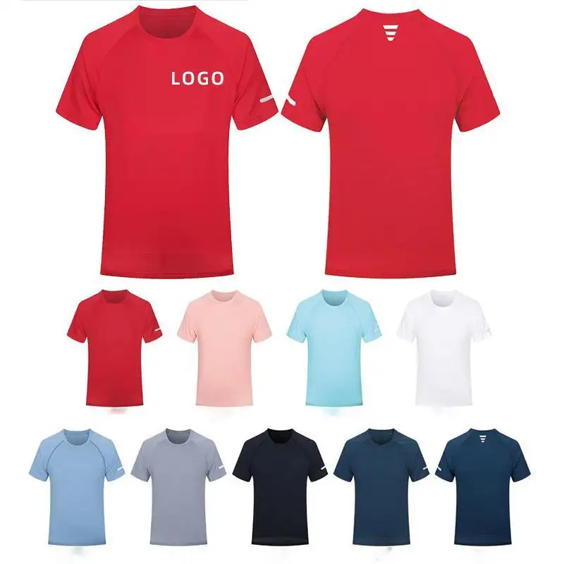 T-shirt pour homme en polyester 100 à séchage rapide bon marché