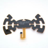 Ruban flexible FPC 6 broches Rev.1, circuit flexible personnalisé à dos adhésif pour interface tactile