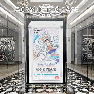 กล่องอะคริลิคใสแบบกำหนดเองสำหรับ TCG ใช้งานภายในอาคาร เป็นมิตรกับสิ่งแวดล้อม สำหรับโชว์กล่องบูสเตอร์ ฝาปิดแม่เหล็กแข็งแรง ลายวันพีซญี่ปุ่น - Product Image 2