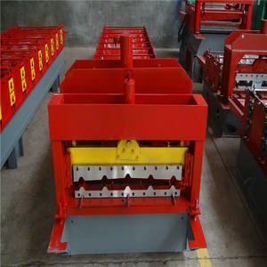 Direktvertrieb Farbstahl-Fliesenpressmaschine 840 Antike Doppelglas-Fliesenformmaschine Einfache Bedienung 5+ Jahre Garantie - Product Image 1