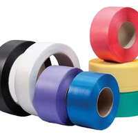 Cinta de Embalaje de PP de Alta Calidad, 12mm-13mm de Ancho, 0.5mm-0.9mm de Grosor, para Cajas de Cartón, Paletización, Logística y Embalaje