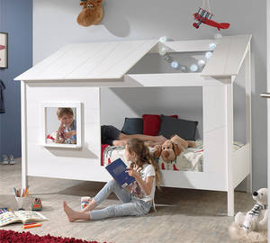 Europeo piccola famiglia casa i bambini letto in legno massello di qualità creative multi-funzionale bucolico casa letto - Product Image 1