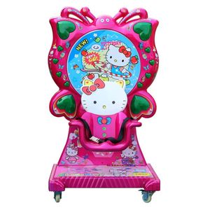 Nouvelle machine de jeu d'arcade commerciale à monnayeur, balançoire en plastique Ginger Swing, voiture à bascule papillon de dessin animé pour enfants, monoplace - Product Image 2
