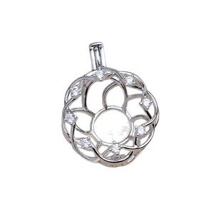 ตัวจับจี้ดอกทานตะวันเงินแท้ 925 สำหรับทำเครื่องประดับมุก แบบโปร่ง ผลิตภัณฑ์กึ่งสำเร็จรูป ขนาด 6 มม. และ 16 มม. - Product Image 5