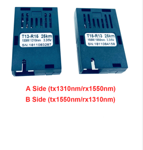 1 Par <span class=keywords><strong>de</strong></span> Conectores SC <span class=keywords><strong>de</strong></span> Fibra Óptica Simple <span class=keywords><strong>de</strong></span> 155M, Transceptor Óptico Bidi <span class=keywords><strong>de</strong></span> 20km 1*9 Módulos para <span class=keywords><strong>Convertidor</strong></span> <span class=keywords><strong>de</strong></span> <span class=keywords><strong>Medios</strong></span> <span class=keywords><strong>de</strong></span> 100M HTB-3100 - Product Image 5
