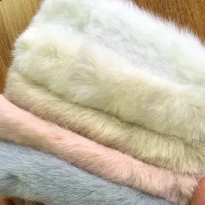 Super soft Fur leather fabric for making hairbow and bags