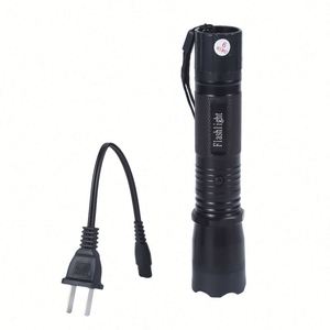 High Power Long Shot White LED Tactical Flashlight with <b>Remote</b> <b>Switch</b>, Rechargeable Flashlight with Strong Light Function - Product Image 1