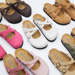 Sandalias de Mujer de Alta Calidad, Suaves, con Suela Gruesa, Diseño de Tiras Cruzadas, Personalizadas, Tipo Mule, de Gamuza, con Suela de <span class=keywords><strong>EVA</strong></span> Antideslizante y Cómodas - Product Image 3