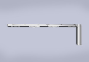 Riel de Cortina Doble Extensible Ajustable para Hotel, Rieles Tuya para Rieles de Aluminio para Cortinas de Cubículo - Product Image 5