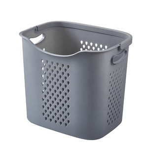 Xinjiehe Factory Supply High Quality More Strong Easy-to-Carry Handles Dirty Clothes Organizer Plastic Laundry Basket