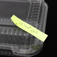 Boîte à gâteau transparente en plastique PET thermoformé pour l'emballage alimentaire