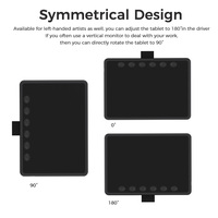 Tablette graphique à stylet numérique compatible avec téléphone intelligent de 6 pouces sans batterie Tablette de dessin à 8192 niveaux de pression