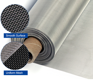 El fabricante suministra malla de alambre de acero inoxidable 304/filtro de malla de acero inoxidable/malla de tejido liso engrosada malla 316 - Product Image 6