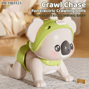 Bebé gateando aprendizaje barriga tiempo divertido mini eléctrico gateo actividad sensorial juego bebé musical iluminado muñecas juguete para <span class=keywords><strong>la</strong></span> venta - Product Image 2