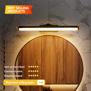 Modern Elegance Black Indoor <b>LED</b> bedside wall mounted lamp Bathroom Vanity Lighting For Hotel Stylish Picture <b>Lights</b> for wall - Product Image 2