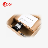 Sensor de Viento Rika RK110-02 de Fibra de Carbono con Montaje en Brida, Impermeable IP65, Rango de 0-360°, Precisión de 3 Dígitos, Múltiples Salidas Opcionales