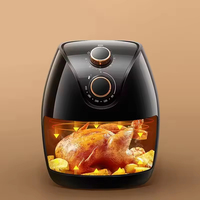 Friteuse à air multifonctionnelle électrique pour usage domestique, 4 L, avec commande numérique et fonctions d'économie d'énergie, idéale pour la cuisson des frites
