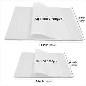 Papel para hornear <span class=keywords><strong>de</strong></span> aceite <span class=keywords><strong>de</strong></span> silicona Nanbei, papel para hornear sin blanquear, hojas <span class=keywords><strong>de</strong></span> papel <span class=keywords><strong>de</strong></span> silicona <span class=keywords><strong>de</strong></span> doble cara, papel para hornear, <span class=keywords><strong>carne</strong></span> - Product Image 3