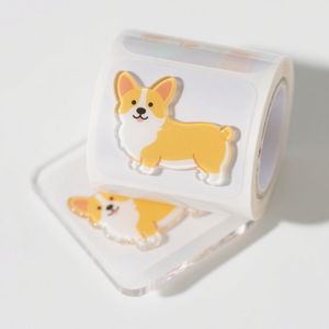 สติกเกอร์ไวนิลพิมพ์ลายเฉพาะแผ่นสติกเกอร์ที่กันน้ำตัดรอยจูบแผ่นสติกเกอร์ที่กำหนดเองได้ - Product Image 2