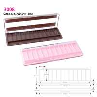 OMI Récipient cosmétique personnalisé 12 couleurs en plastique Palette de fard à paupières vide