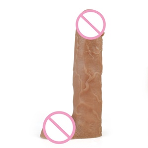 FAAK 100% Waterproof Soft Silicone Skin Realistic <b>Men</b> Cock Sleeves with Black Briefs Penis Sleeve Condoms Sex <b>Toys</b> - Product Image 5