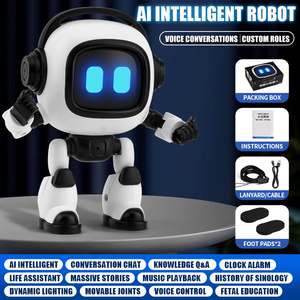 Robot Inteligente F09 con IA, Juguete Electrónico de Plástico ABS, Interactivo por Voz, Educativo con Luz, Sonido y Música, Regalo para Niños - Product Image 5