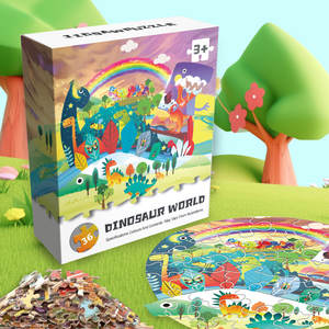 Nuevo Rompecabezas para Bebés 2026, Juguete Educativo con Formas de Animales del Mundo de los Dinosaurios, Bloques de Dibujos Animados, Rompecabezas, Juego de Aprendizaje, Regalo - Product Image 4