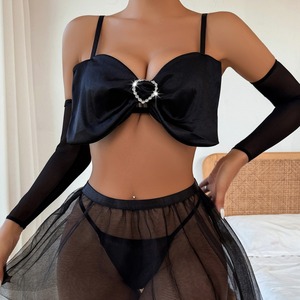 New Sexy Women's Underwear Set Mesh <b>Perspective</b> Sexy Two Piece Set for Women's Clothing - Product Image 1