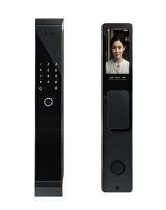 टी लॉक एल्यूमीनियम मिश्र धातु फेस रिकग्निशन स्मार्ट फिंगरप्रिंट लॉक क्लाउड ट्यूया ऐप 2 साल की वारंटी इलेक्ट्रॉनिक पासवर्ड एंटी-चोरी - Product Image 1