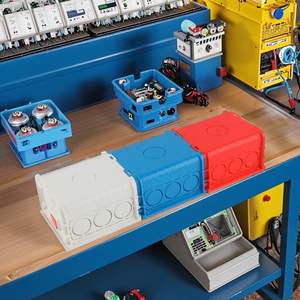 Wall Mount ABS PVC chống cháy Ổ cắm điện Cassette Outlet 86 nhựa tuôn ra chuyển đổi hộp bao vây hộp nối - Product Image 6