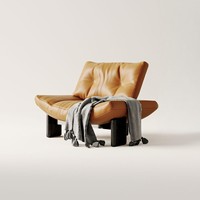 Canapé une place en cuir écologique de style italien, luxe léger, aspect haut de gamme, meubles pour salon et chambre à coucher