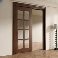 Porte coulissante et pliante en bois insonorisée de style japonais moderne, prix d'usine, finition de qualité supérieure pour appartements
