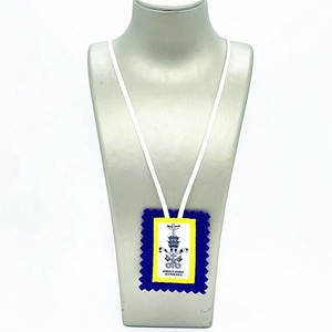 종교적인 가톨릭 성 요셉 보라색 천 묵주 스카풀라 - Product Image 5