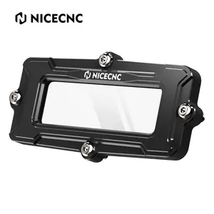 NiceCNC tutup katup daya silinder CNC penutup transparan untuk Yamaha YZ250 X 2016-2020 2021 2022 2023