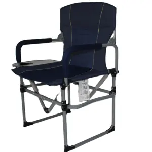 High Quality Customized Heavy Duty Director Chair With Side Table Easy Folding Design For Beach Outdoor Camp Use