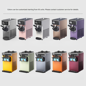 Macchina per <span class=keywords><strong>Gelato</strong></span> <span class=keywords><strong>Artigianale</strong></span> con Compressore per <span class=keywords><strong>Gelato</strong></span> di Qualità Fatta in Casa - Product Image 3