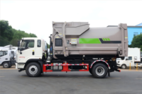 Camion benne à benne basculante Shacman 4x2 diesel hydraulique pour collecte des déchets – Offre spéciale