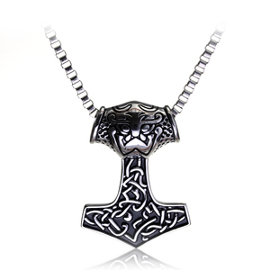 อนิเมะค้อนเครื่องประดับสร้อยคอจี้ผู้ชายนอร์ส <span class=keywords><strong>mjolnir</strong></span> เวทมนตร์ - Product Image 5