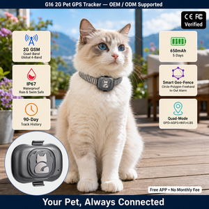 <span class=keywords><strong>Rastreador</strong></span> GPS Impermeable con Seguimiento en Tiempo Real y Aplicación Móvil Gratuita para Mascotas, Perros, Gatos, Pájaros y Animales, Venta al Por Mayor <span class=keywords><strong>de</strong></span> Fábrica - Product Image 1