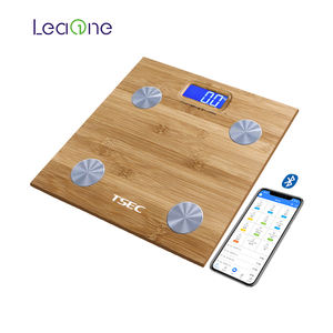 चीनी निर्माता थोक बिक्री 180 किलोग्राम डिजिटल वजन शरीर वसा पैमाने बाथरूम वाटरप्रूफ बांस स्केल - Product Image 3