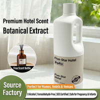 Diffuseur d'ambiance en rotin de qualité hôtelière, format industriel, sans flamme, recharge d'huiles essentielles d'aromathérapie, sans alcool, double scellage