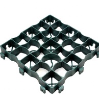 Grilles en nid d'abeille carrées en HDPE pour remplissage de gravier, écologiques, 50*50, pour enclos à chevaux, stationnement en débordement et allées