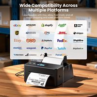 Impresora Térmica Phomemo PM64D con Pantalla Táctil, Bluetooth, Impresora de Etiquetas Térmicas de 4x6 con Soporte para Etiquetas para Pequeñas Empresas