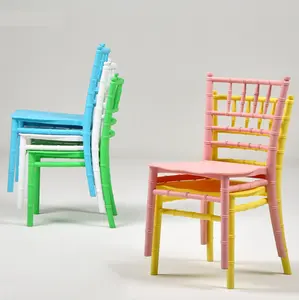 Modern Minimalist Colorful Stackable Kids Party Chair Kindergarten Dining Chairs