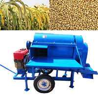 Décortiqueuse de riz et de blé électrique diesel modèle 5TD-90 avec tamis vibrant et construction robuste en acier pour l'agriculture