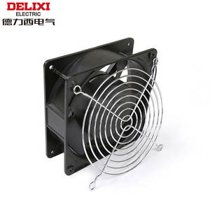 Delixi Axial Flow <b>Fan</b> with Dustproof <b>Metal</b> Protective Mesh and Filter Ventilation <b>Fan</b> Cover - Product Image 3