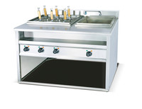 Mesin Pemasak Mie Listrik Komersial Multifungsi Stainless Steel, Mesin Perebus Pasta Bain Marie, Harga