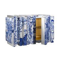 Boca Do Lobo Heritage Sepia Buffet Vitrine Artistique De Luxe Roman Peint À La Main Entrée De Stockage pour Meubles De Maison