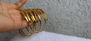 Bracelet en laiton africain réglable doré et argenté, cadeau pour elle, usage quotidien, bijoux bohèmes - Product Image 3